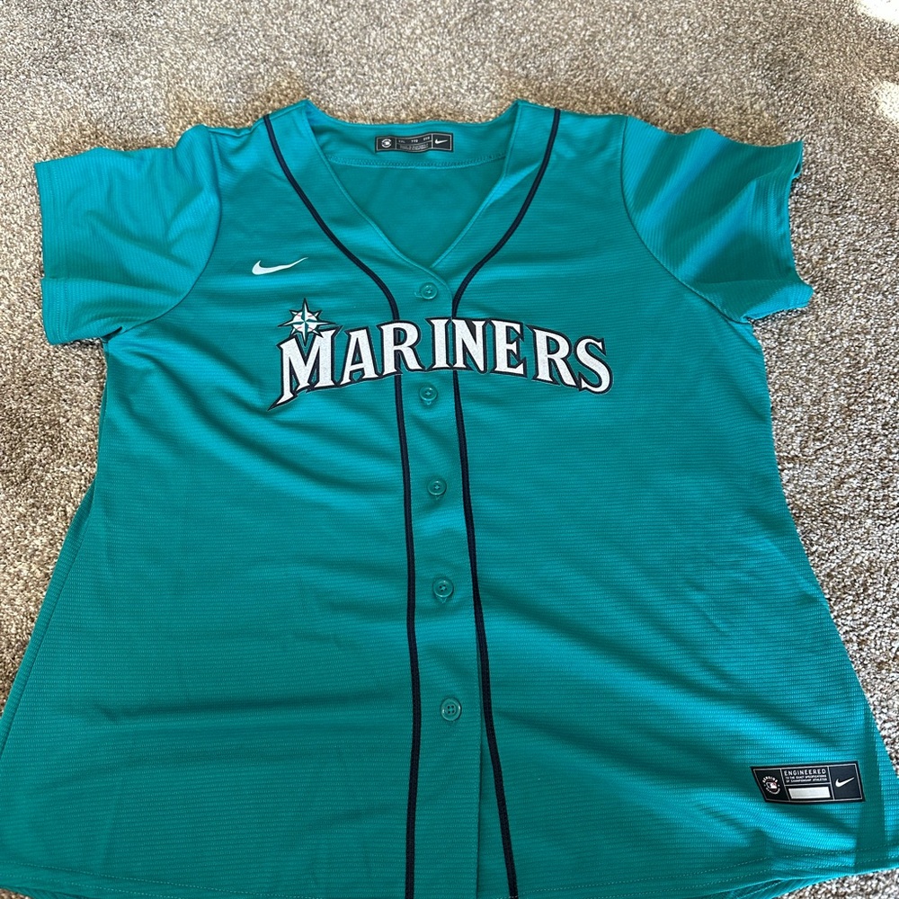 Nike Teal Athletic Jersey youth XXL